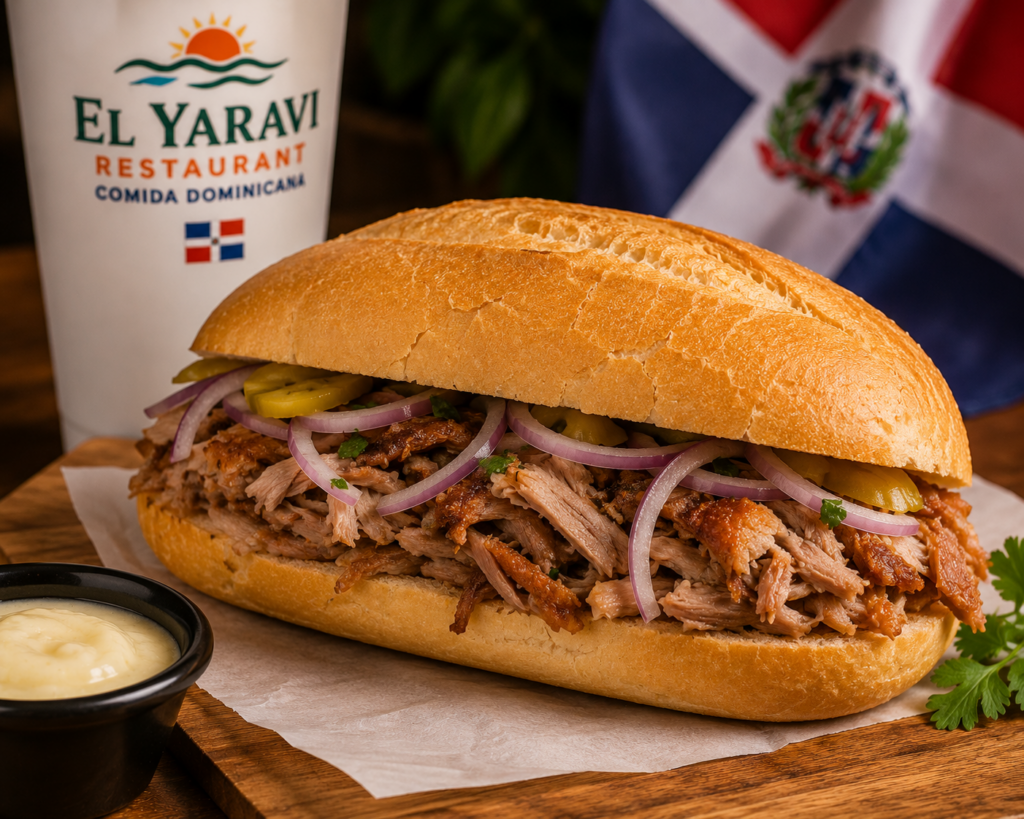 Dominican Roast Pork Sandwich